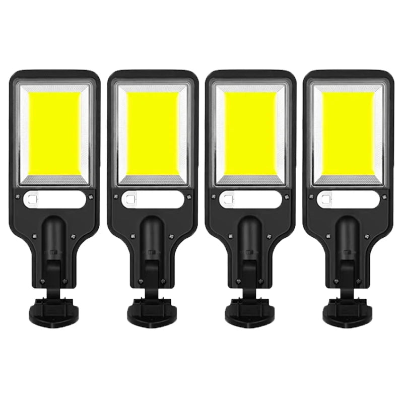 Solar Street Light Outdoor 3 Modes PIR Motion Sensor IP65 Waterproof Dusk To Dawn Suitable for Gardens Courtyards Lanes