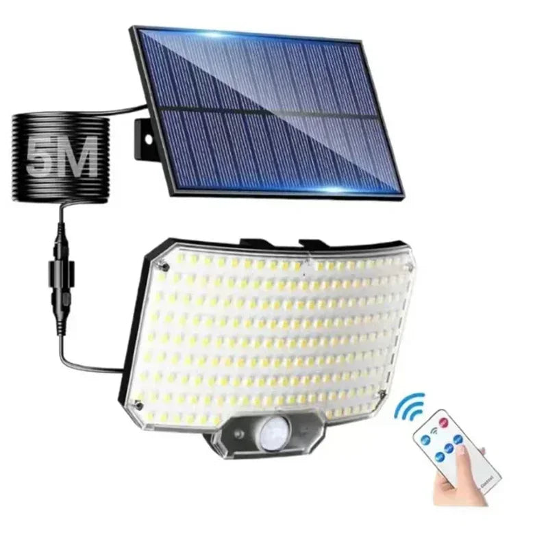 Solar 234 LED Outdoor Street Diameter Light with Motion Sensor and Remote Control