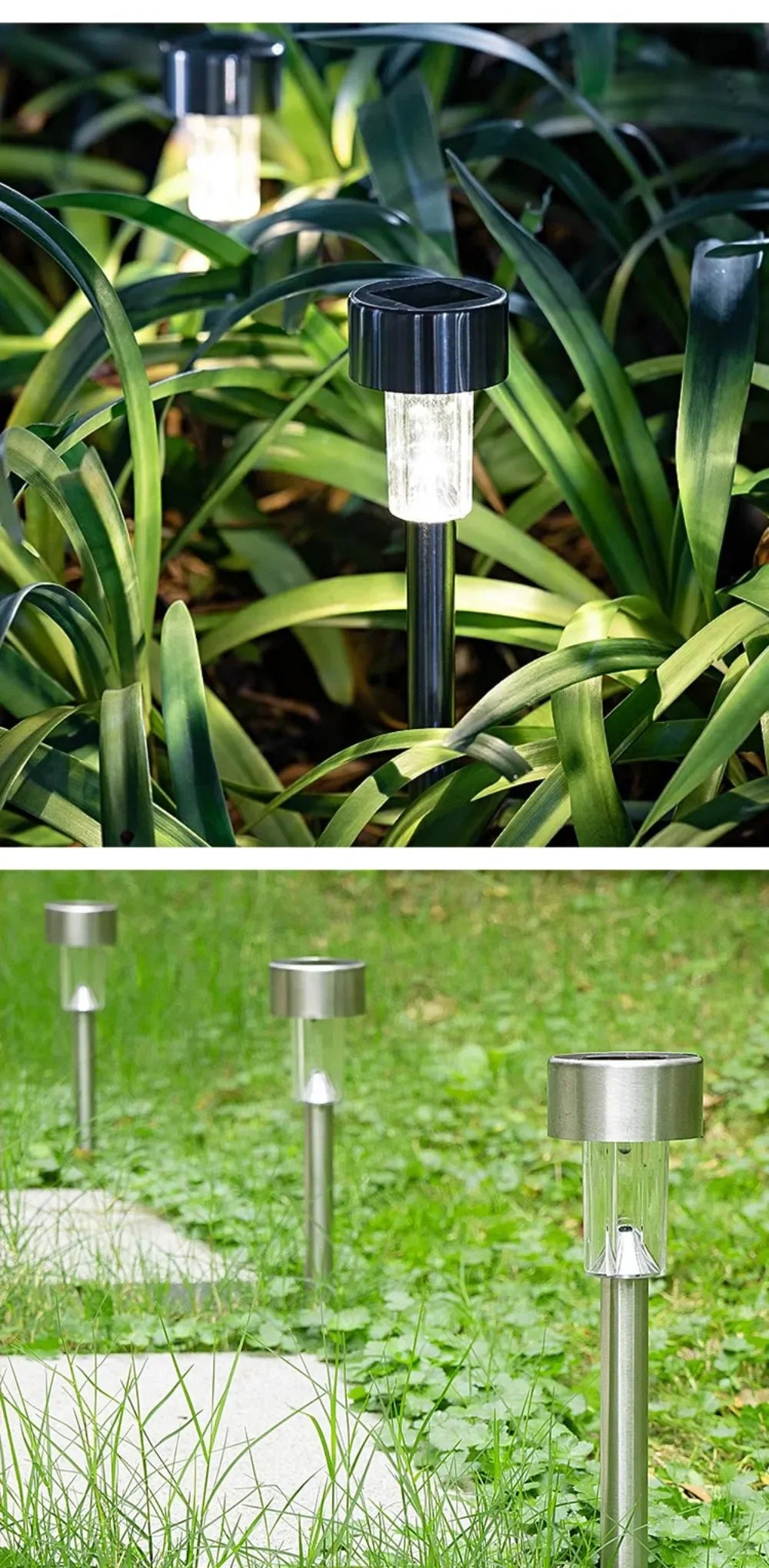 Solar Light Garden Decoration Tools Outdoor Solar Powered Lamp Waterproof Landscape Lighting for Pathway Patio Yard Lawn