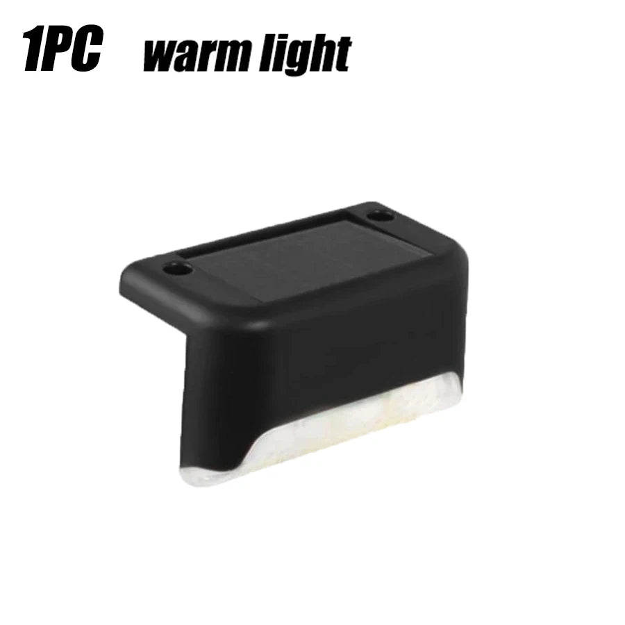 Solar Path Light,Outdoor Fence Light,Waterproof Yard Step Light,Easy-Install Garden Decor Lamp,Patio,Balcony,Fence,Yard,Outdoor