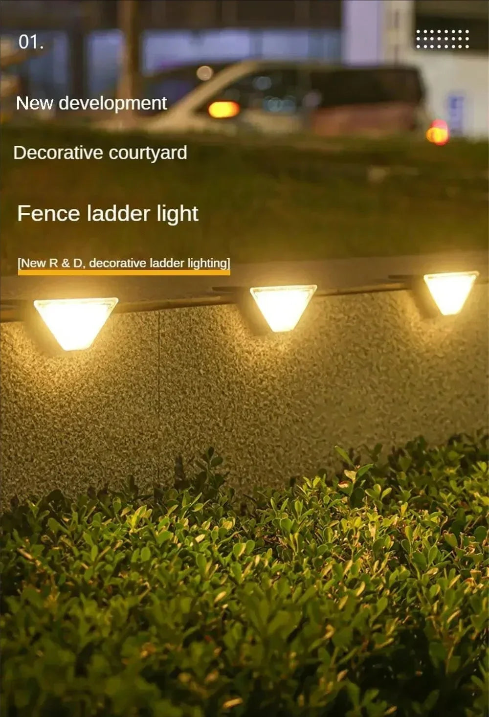 Solar Pathway Light Waterproof Upgraded Walkway Landscape Outdoor Auto On/Off Deck Lights for Yard Lawn Patio Garden Decoration
