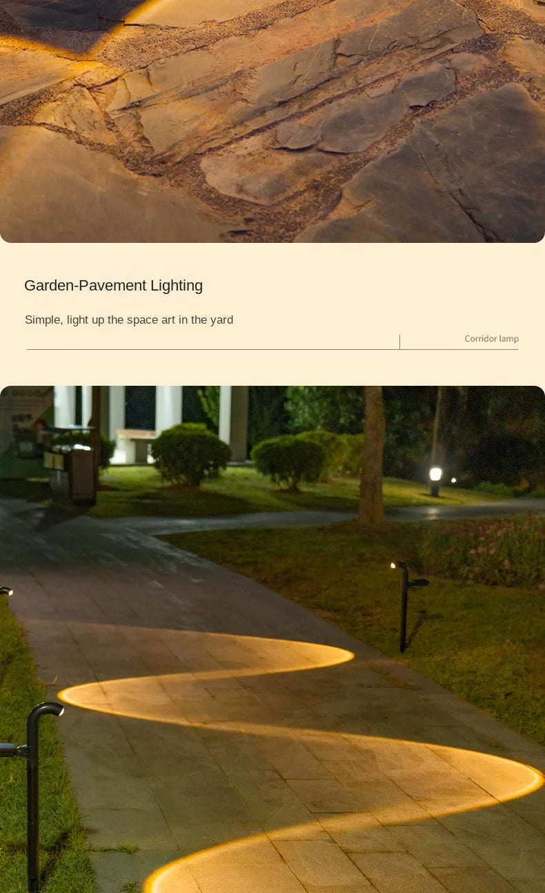 Durable Solar Pathway Lights for Driveway and Garden Landscape