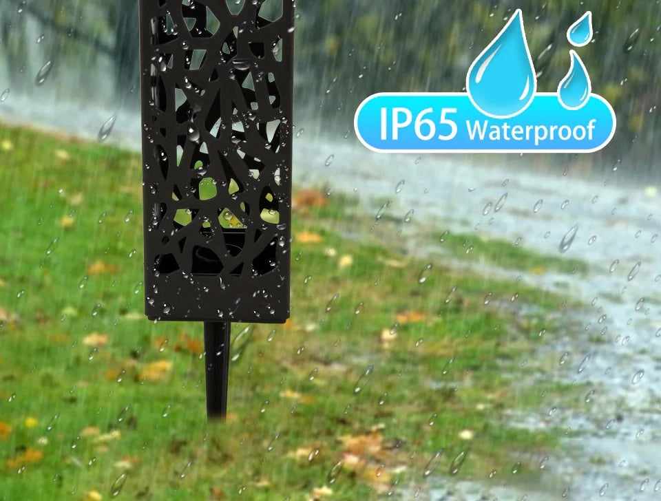 6 Pcs Outdoor Solar Landscape Lawn Light Waterproof Outdoor Lights, Solar Garden Lights Solar Yard Lights For Pathway Patio Yard