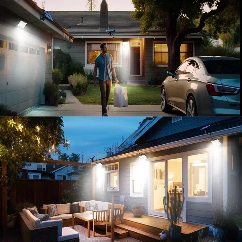 Solar 234 LED Outdoor Street Diameter Light with Motion Sensor and Remote Control