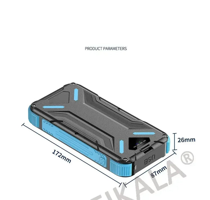 Solar Power Bank 99000mAh External Battery LED SOS Flashlight FAST Charging Portable Waterproof Powerbank for Smart Mobile Phone