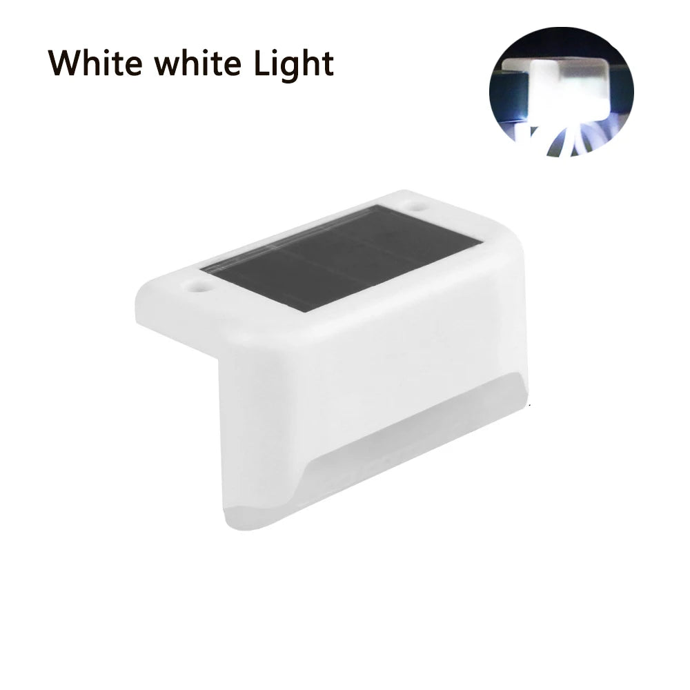 LED Solar Step Lamp Outdoor Path Stair Light Garden LED Lights Waterproof Balcony Light solar lights for garden Step Patio Fence