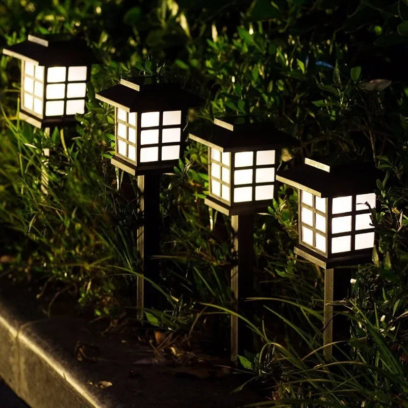 1 Pcs Solar Pathway Lights, Outdoor Solar Lamp Waterproof Landscape Lighting for Garden,Yard,Patio,Walkway,Driveway Decor