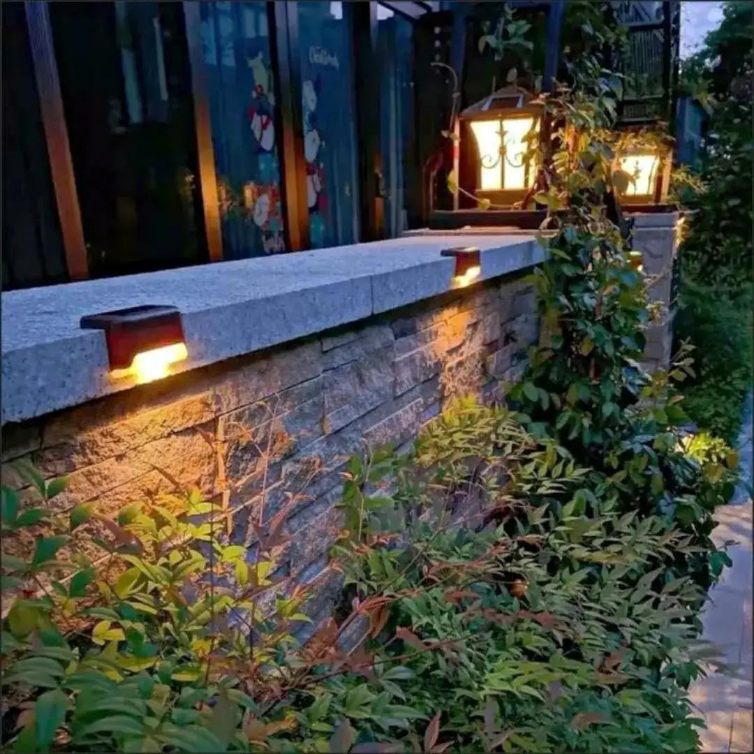 Solar Light Outdoor Stair Wall Step LED Street Garden Balcony Decoration Waterproof Stairs Fence Lamp