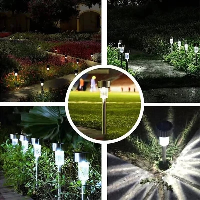 Solar Light Garden Decoration Tools Outdoor Solar Powered Lamp Waterproof Landscape Lighting for Pathway Patio Yard Lawn
