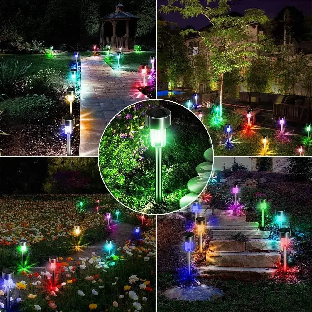 Outdoor Solar Landscape Lawn Lights Garden Lights Waterproof Decoration Lights for Pathways Patio Yards Lawns Walkways