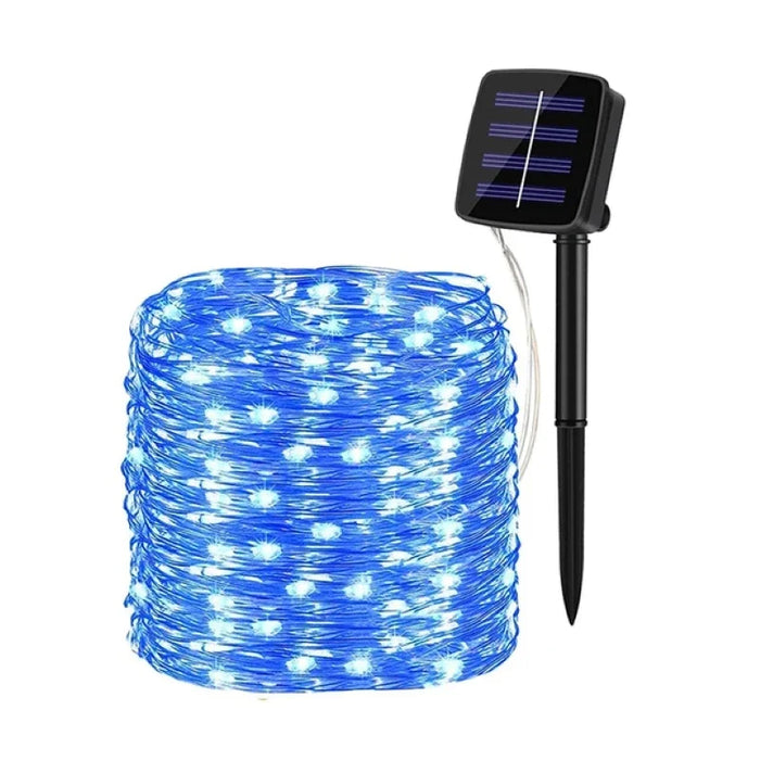 32M Solar String Fairy Lights Christmas Lights Outdoor Waterproof Garland Solar Power Lamp Christmas For Garden Decoration