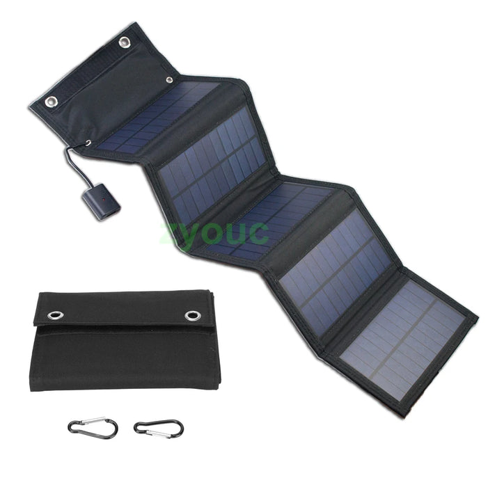 Solar Panel Foldable Portable Waterproof 5V USB Energy Solar Cell Charger for iPhone Mobile phone Camping