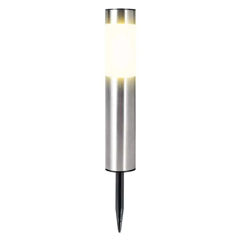 Solar Garden Pathway Lights Outdoor LED Lighting Ground Plug Bollard Light for Patio Gardens Pathways Lawn Yard