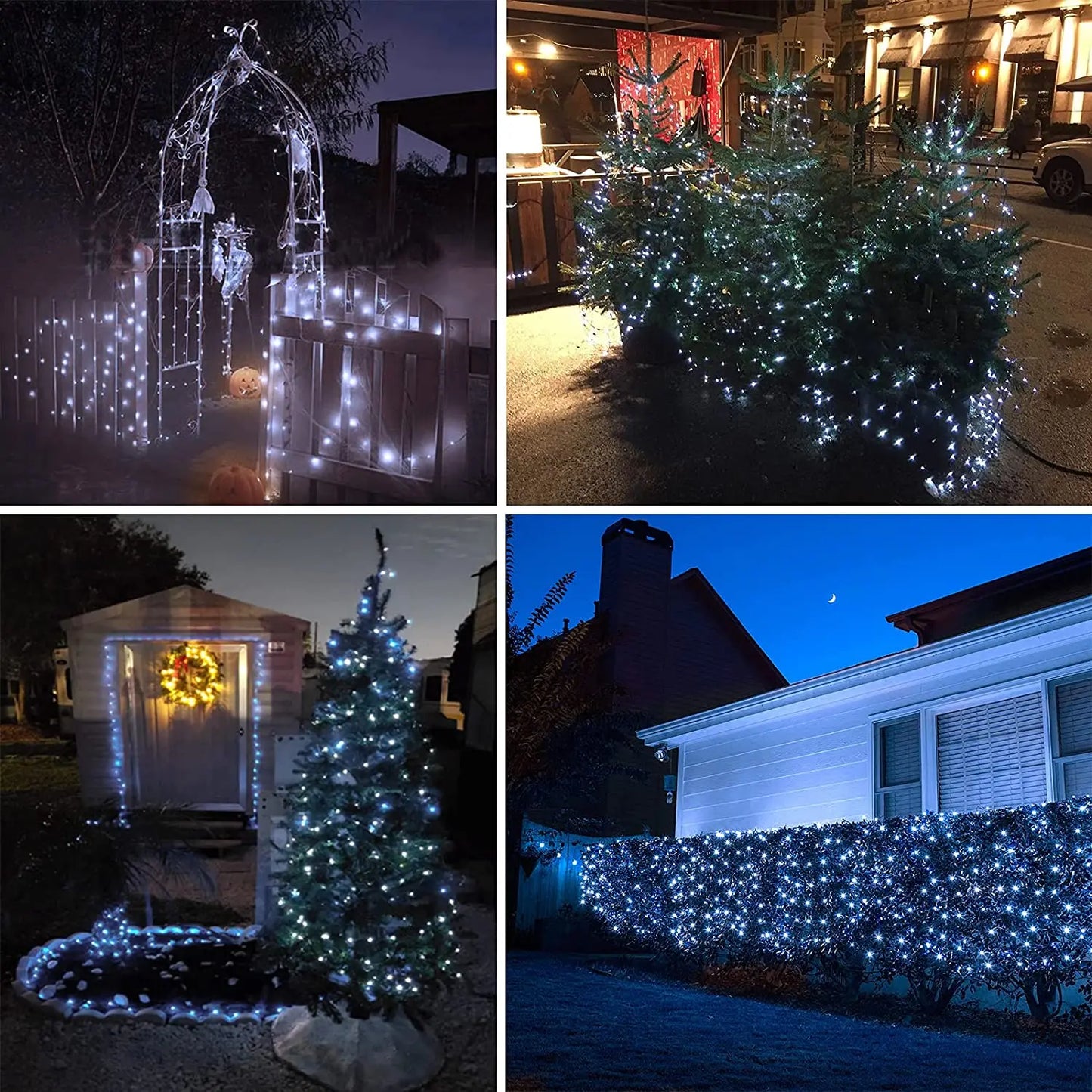 12m Solar String Lights for Outside, Solar Light Outdoor Twinkle Solar Fairy Lights for Tree Christmas Wedding Garden Decoration