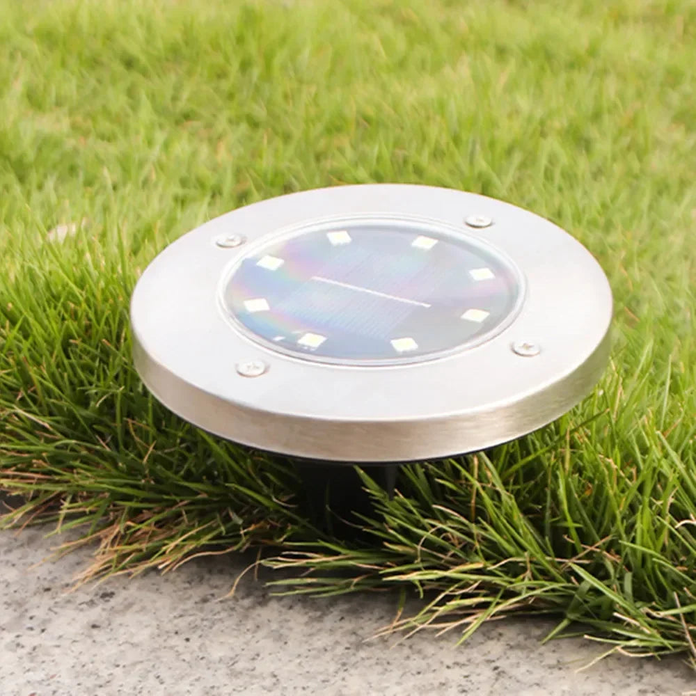 Solar Ground Light Garden Lamp Solar Powered Landscape Path Outdoor for Yard Backyard Lawn Patio Decorative Wedding Christmas