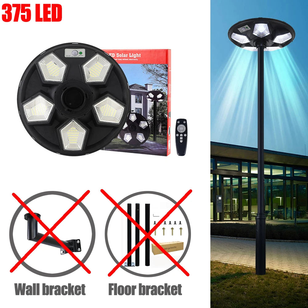 Solar outdoor street lamp UFO solar street lamp garden lamp with sensorintelligent light sensesuitable for all kinds of scenes