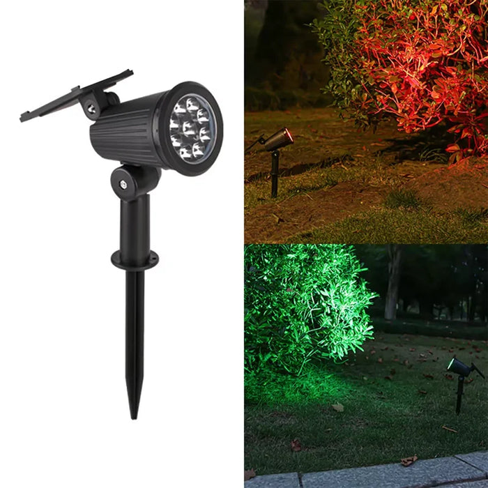 Solar LED spotlight solar light 9LED light adjustable solar spotlight super bright landscape courtyard observation lawn light