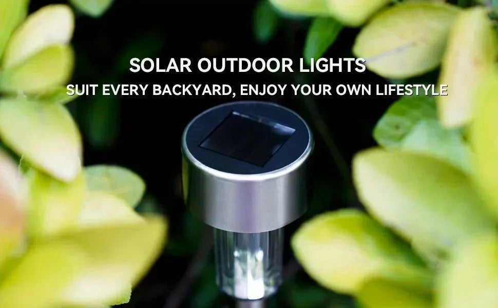 Outdoor Solar Landscape Lawn Lights Garden Lights Waterproof Decoration Lights for Pathways Patio Yards Lawns Walkways