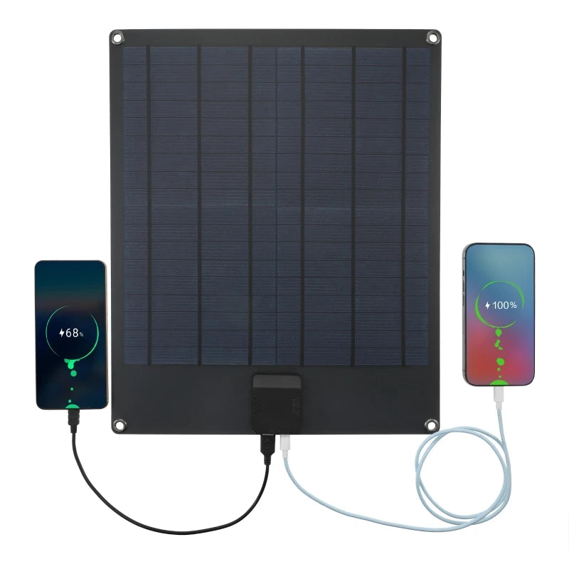 50W/100W Portable Solar Panel USB Outdoor Mobile Power DIY Travel Cell Phone Charger Car Yacht 12V18V Battery Pack Power Panel