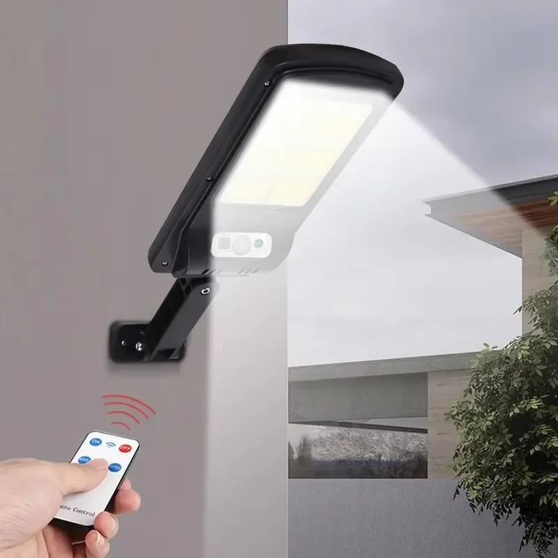 200000LM Solar Street Light Outdoors Solar Garden Lamp With Motion Sensor Waterproof External Solar Light For Balcony Yard Wall