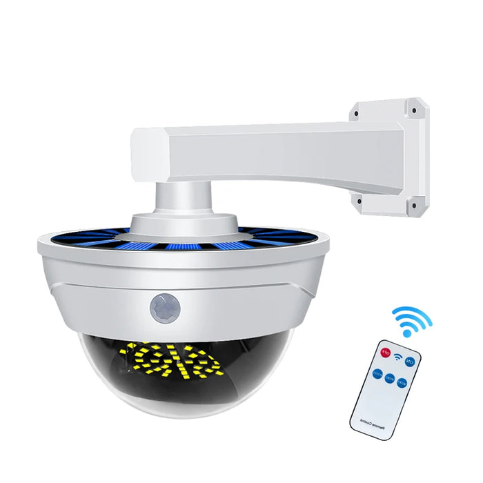 Solar Powered Fake Security Camera Shape Solar Light with PIR Motion Sensor Detection Lights for Outdoor Home Office Shop Garage