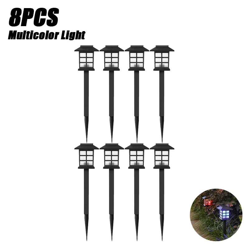 Led Solar Pathway Lights Waterproof Outdoor Solar Lamp for Garden/Landscape/Yard/Patio/Driveway/Walkway Lighting