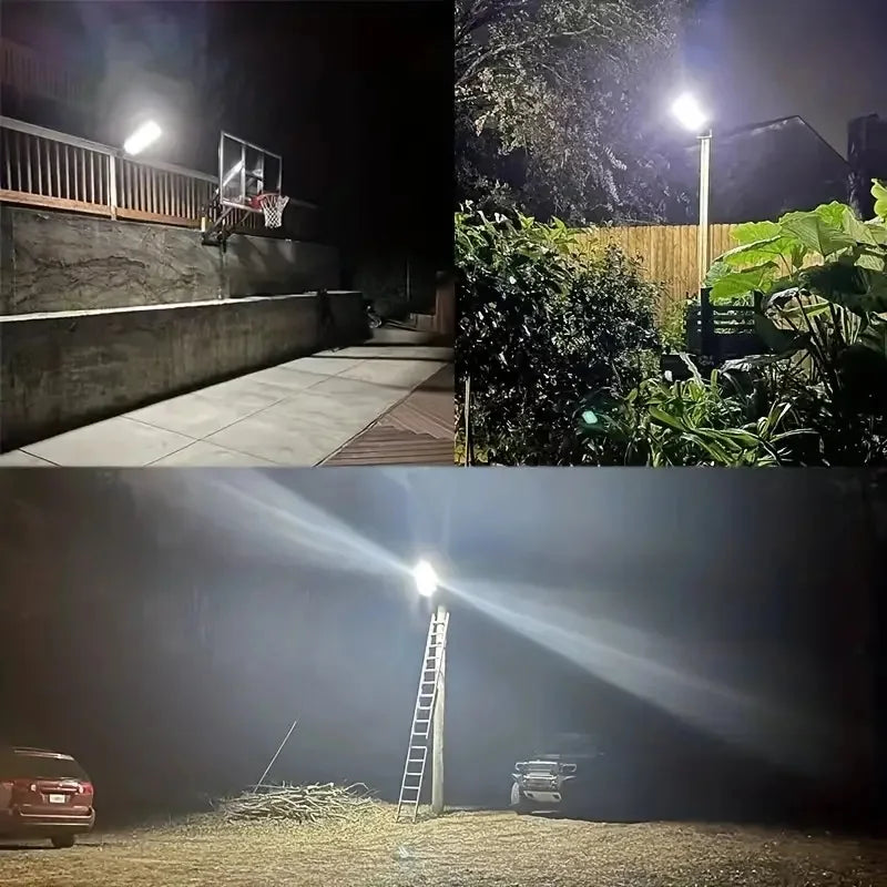 Powerful Solar Lights Outdoor 12000LM 598LED Motion Sensor Street Light 3Modes Waterproof IPX65 Garden Lamp With Remote Control