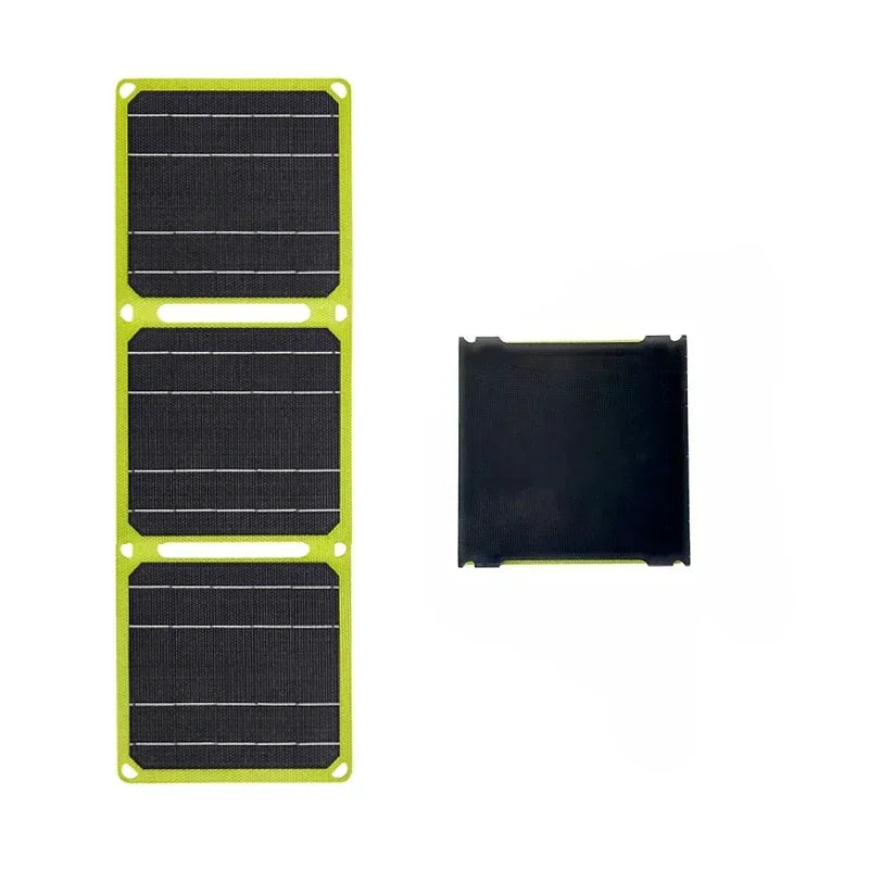 21W 40W ETFE Folding Solar Panel for Mobile Phone Camping Travel Outdoor USB Fast Battery Charging Bag 5V 9V 12V Solars Plate