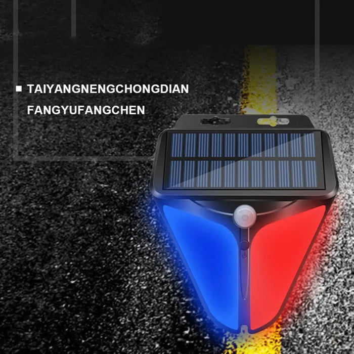 Alarm Siren Motion Sensor Home Yard Outdoor Wireless Solar Powered Strobe Light Siren Waterproof Flash Alarm Lamp Solar System