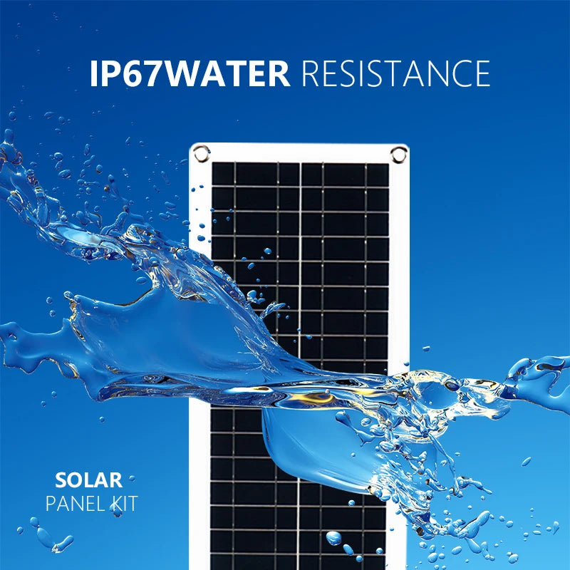 10-1000W Flexible Solar Panels For Outdoor Mobile Phone Charging Outdoor Street Lights Portable Appliances