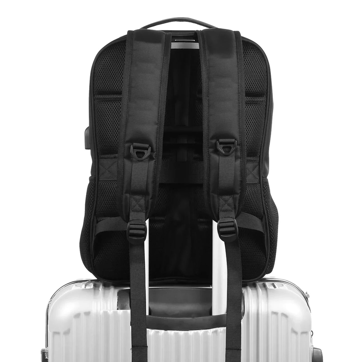 12/20W Solar Backpack Panel Powered Laptop Bag Waterproof Large Capacity External USB Charging Port New Men's Bag