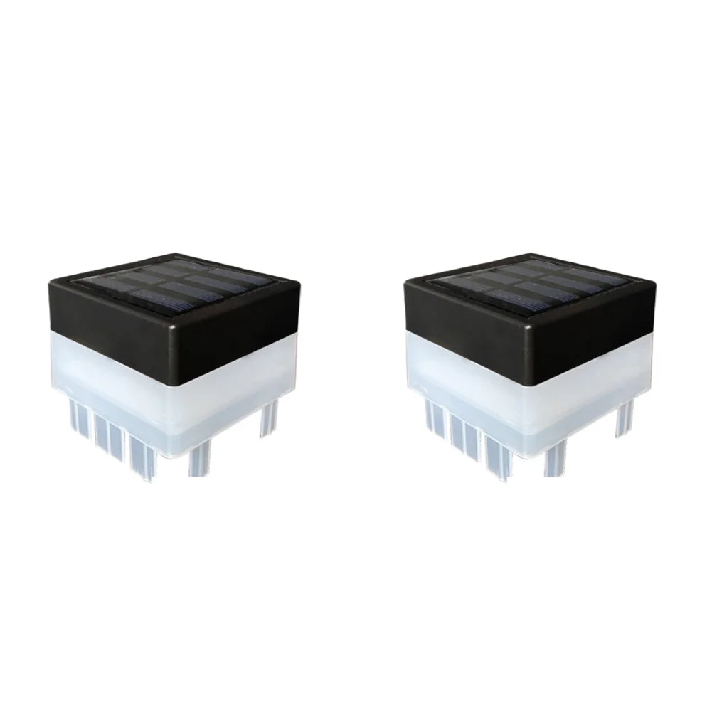1-5Pcs Solar LED Fence Lamp Pillar Light Easy Installation Waterproof Outdoor Lamp GlowIing Path Yard Lights for Garden Decor