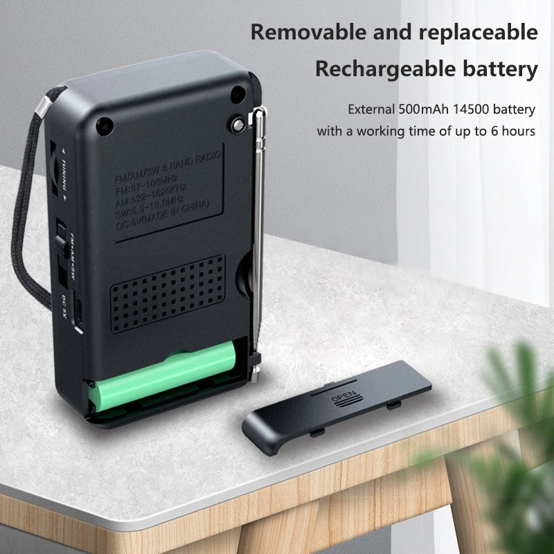 Xiaomi Full Band Radio Portable Radio Am Fm Sw Multi-function Radio Excellent Reception Transistor Radio With Loud Speaker