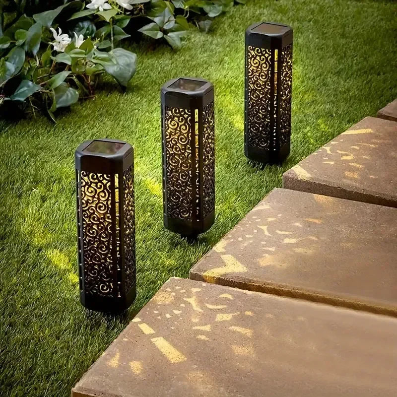 Solar Lawn Light Outdoor Solar Powered Buried Path Lights Waterproof Garden Lights For Park Landscape Courtyard Pathway