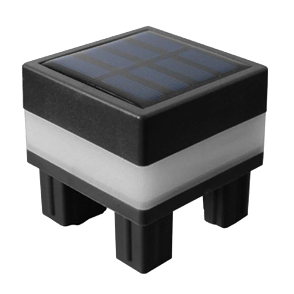 1-5Pcs Solar LED Fence Lamp Pillar Light Easy Installation Waterproof Outdoor Lamp GlowIing Path Yard Lights for Garden Decor