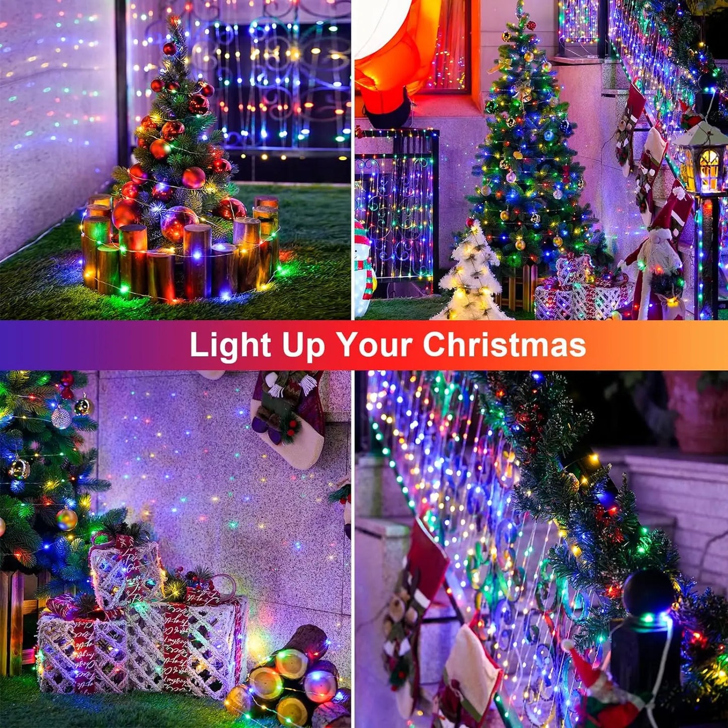 12m Solar String Lights for Outside, Solar Light Outdoor Twinkle Solar Fairy Lights for Tree Christmas Wedding Garden Decoration