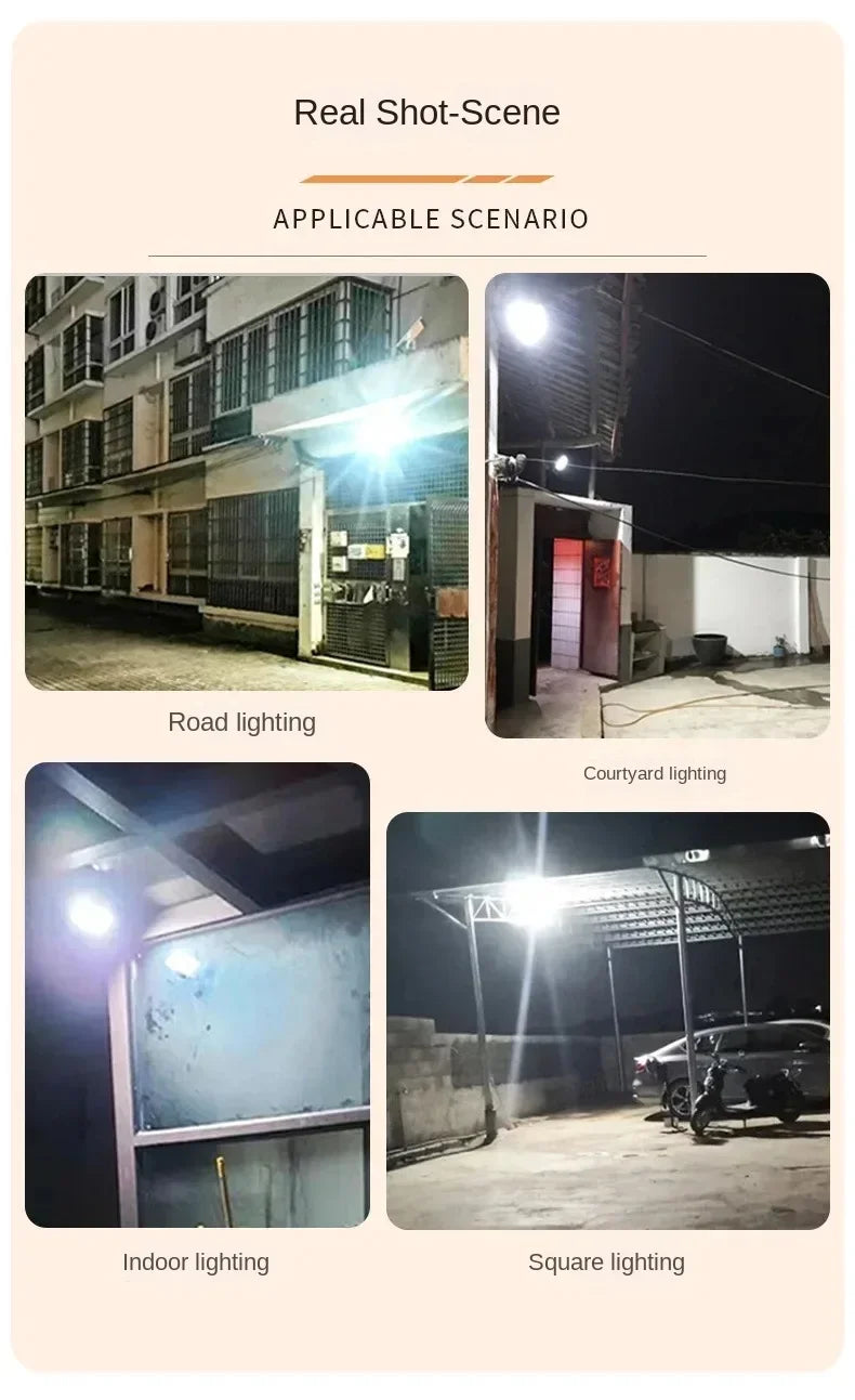 30W/60W/100W200W Solar Flood Lights Remote Control Powered Spotlight Outdoor Waterproof IP67 Villa Street Lamp Adjustable Angle