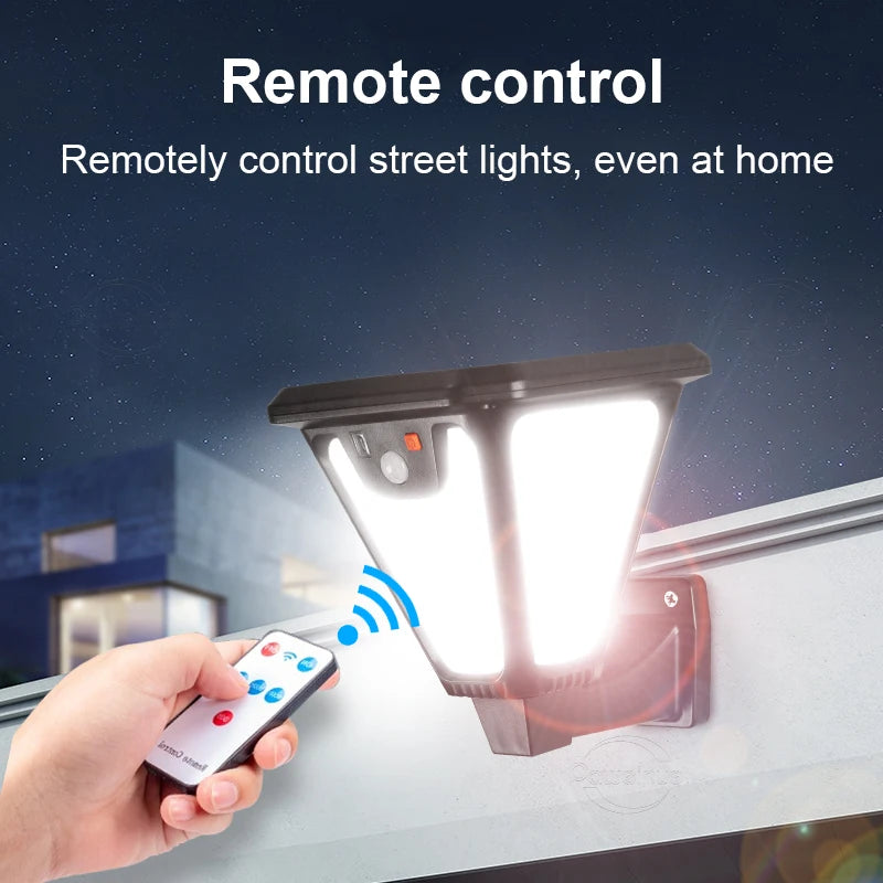 5000K Solar Pathway Garden Decor Lights Outdoor With Motion Sensor IP65 Waterproof Solar Lamp Patio Yard Lawn Sunlight Wall Lamp