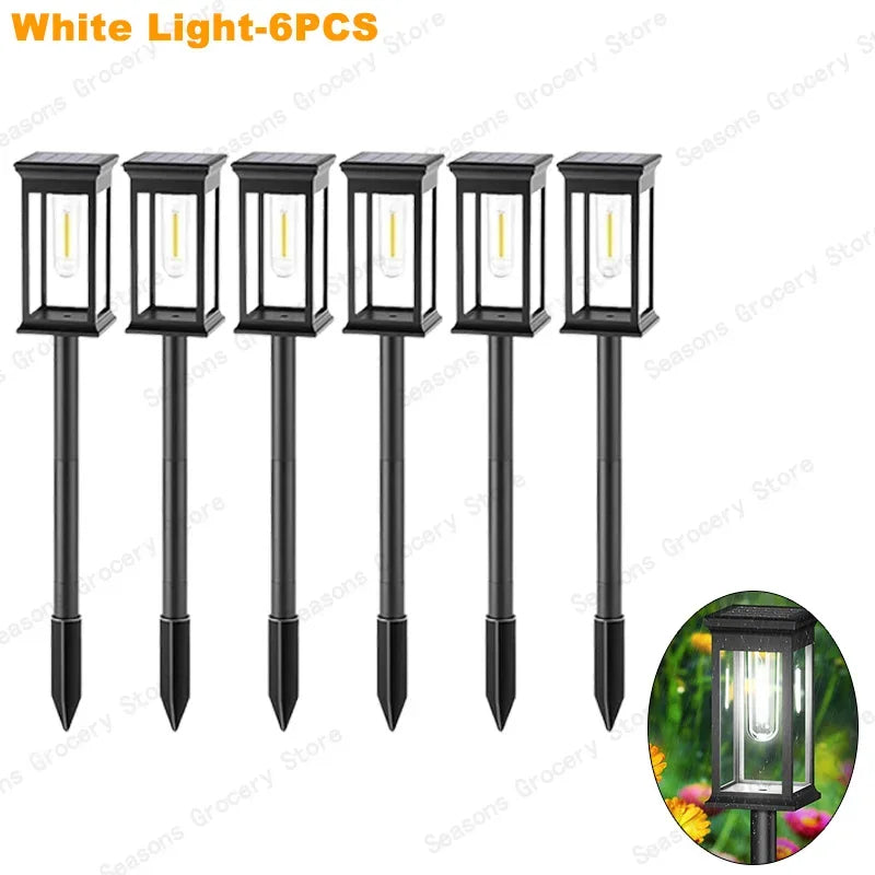 Led Solar Pathway Lights Waterproof Outdoor Solar Lamp for Garden/Landscape/Yard/Patio/Driveway/Walkway Lighting Solar Lights