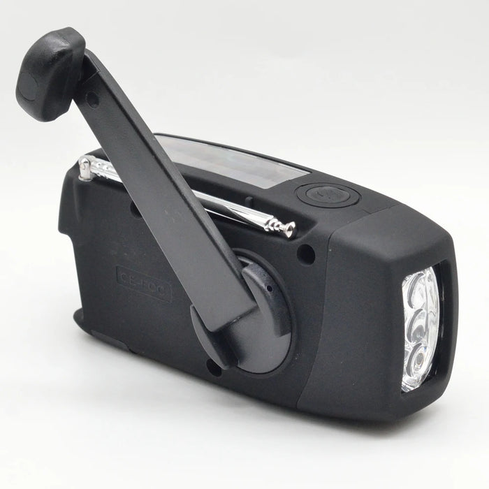 Emergency Radio Solar Power Hand Crank Radio Global receiver High Quality LED Torch Reading Light SOS Alarm 2000mAh