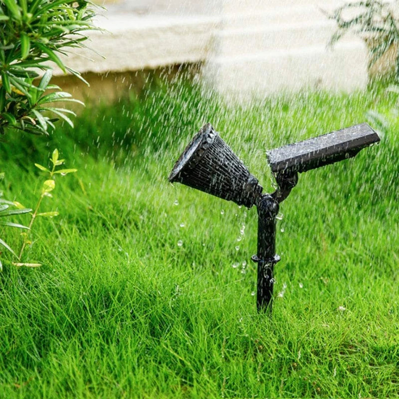 1pc 4/7/18/36LED Solar Spotlights Outdoor IP65 Waterproof Brightness Adjustable Spot Light for Garden Backyard Driveway Patio