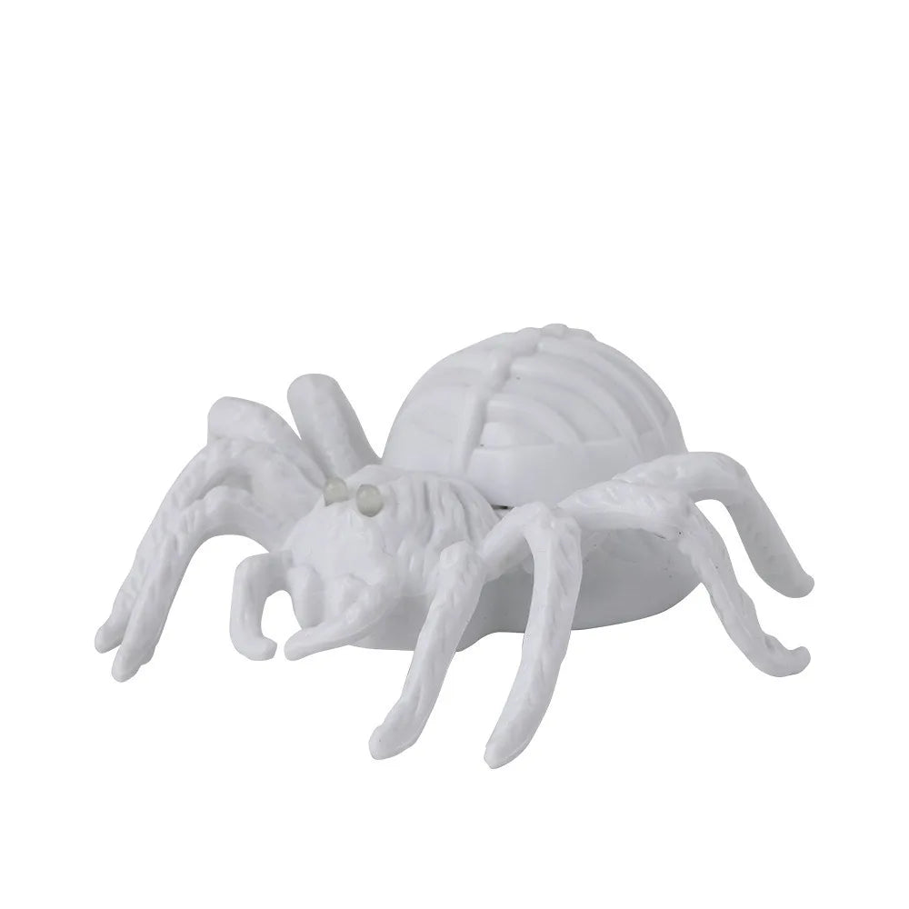 Waterproof Halloween Glowing Spiders Light Realistic Decorative Illuminated Spiders Light Scary LED Spiders Light Haunted House