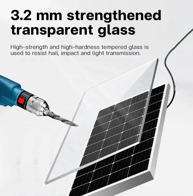 10-1000W Flexible Solar Panels For Outdoor Mobile Phone Charging Outdoor Street Lights Portable Appliances