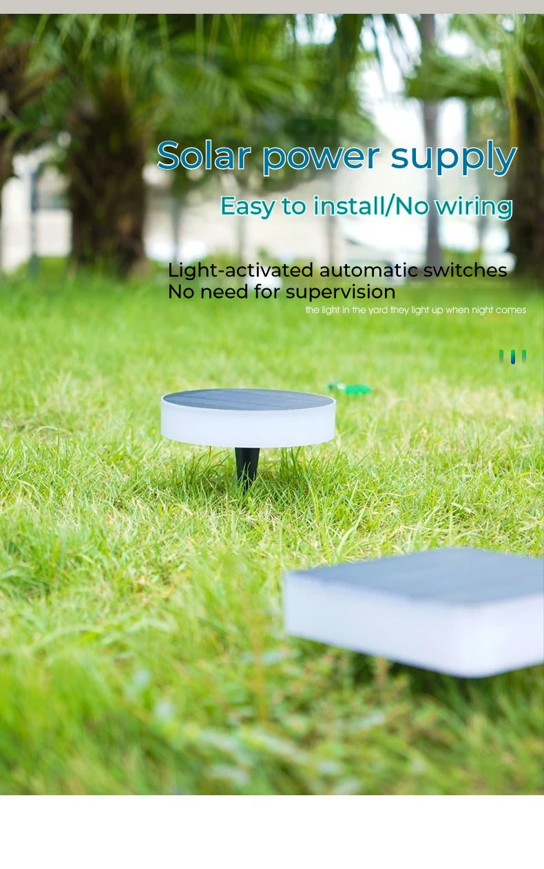 Solar Outdoor Lights Garden Lamp Solar Powered Waterproof Landscape Path Outdoor for Yard Backyard Lawn Patio Decorative