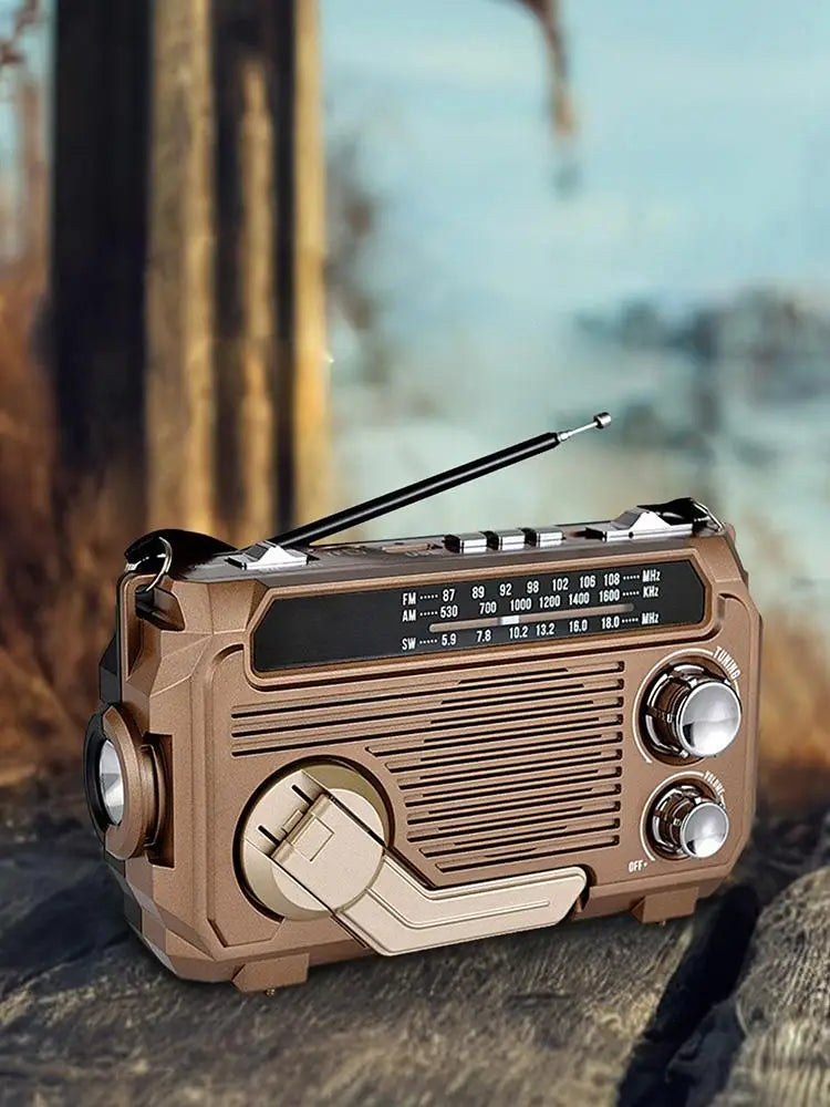 Solar Charging Emergency Radios Portable Radio Receiver Crank Radio Solar Hand Crank Radio Emergency Multifunctional Radio