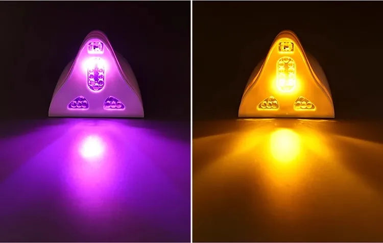 Solar anti rear end collision flashing light LED warning light Car shark fin antenna modified General Motors decorative light