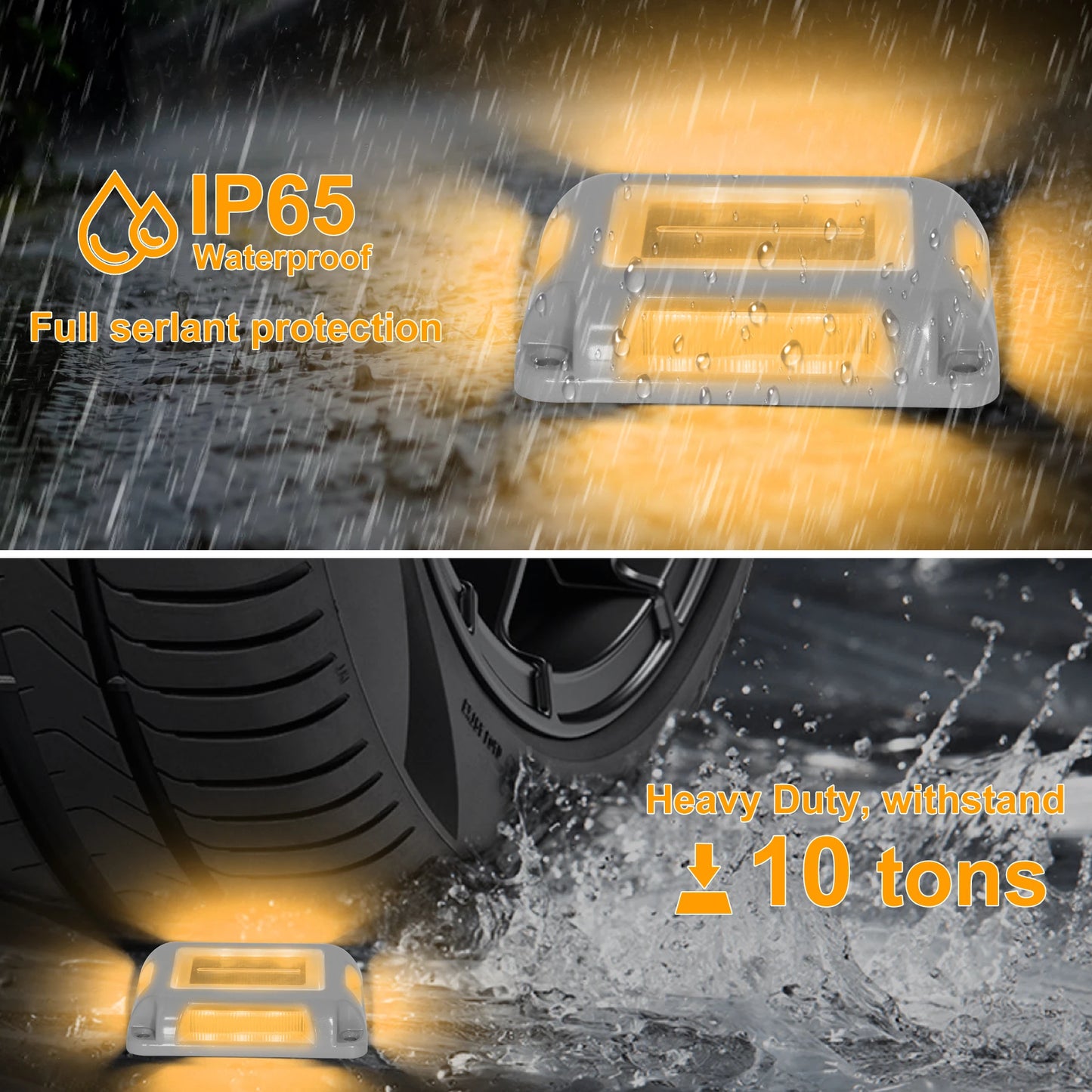 1pc 6LED Outdoor Deck Lights Solar Garden Step Lighting IP65 Waterproof For Stairs Patio Pathway Yard Fence Wall Lamp