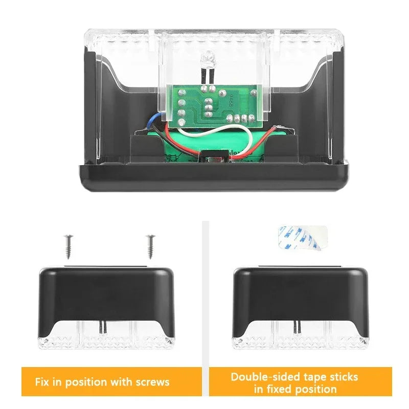 Solar Deck Lights Outdoor Step Lights Waterproof Led Solar Lights for Decks Stairs Step Fence Yard Patio and Pathway