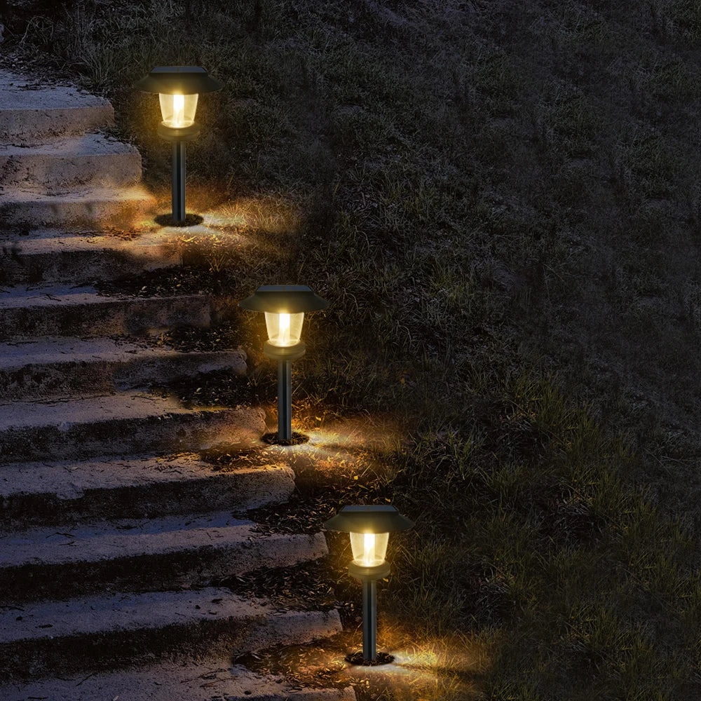 Solar Pathway Lights LED Outdoor Landscape Path Lamp IP65 Waterproof Solar Garden Lights For Yard Garden Walkway Patio Driveway