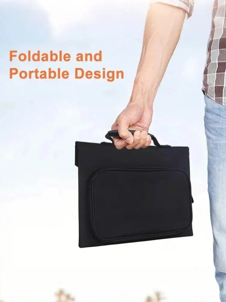 Foldable USB 30W Solar Panel USB QC3.0 USB-C Output Portable Waterproof Battery Charger for Cell Phone Outdoor Camping Hiking